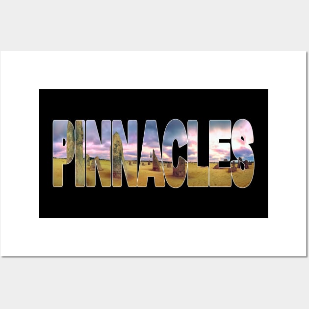 PINNACLES - Western Australia Nambung Sunset Wall Art by TouristMerch